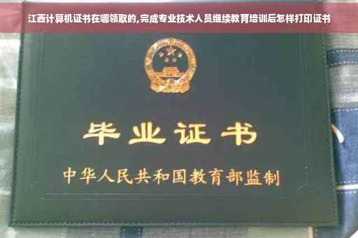 江西计算机证书在哪领取的,完成专业技术人员继续教育培训后怎样打印证书