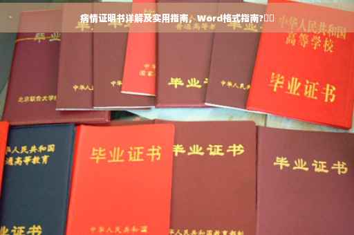 病情证明书详解及实用指南，Word格式指南?⚡️