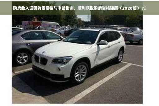 购房收入证明的重要性与申请指南，顺利获取购房资格秘籍（2020版） ?✨