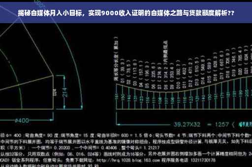 揭秘自媒体月入小目标，实现9000收入证明的自媒体之路与贷款额度解析??