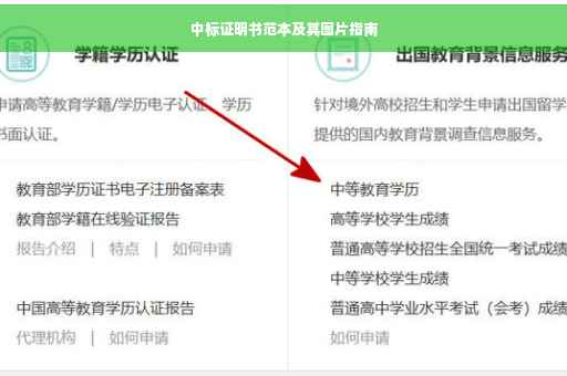 中标证明书范本及其图片指南