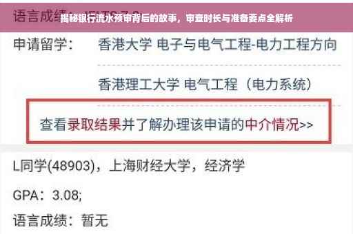 揭秘银行流水预审背后的故事，审查时长与准备要点全解析