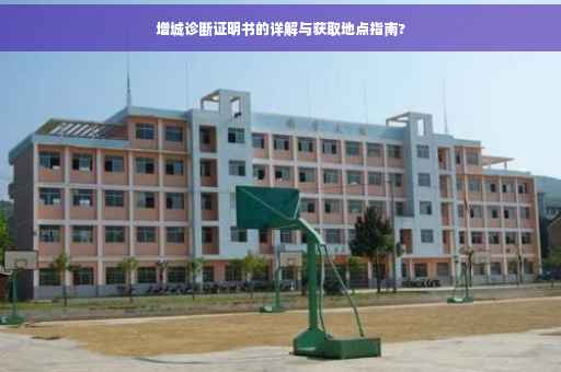 增城诊断证明书的详解与获取地点指南?
