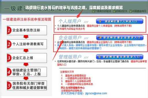 选调银行流水背后的故事与选择之道，深度解读及要求概览