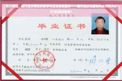 月入揭秘，银行流水背后的故事与生活真相解析——银行流水记录如何撰写月入2万5的真实故事？