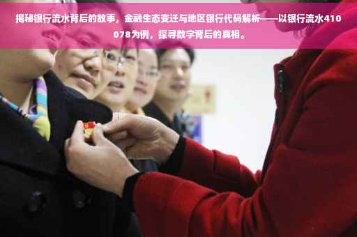 揭秘银行流水背后的故事，金融生态变迁与地区银行代码解析——以银行流水410078为例，探寻数字背后的真相。