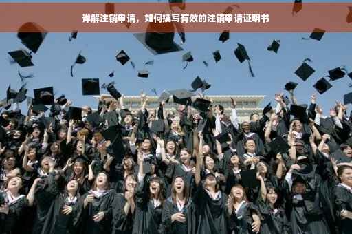 详解注销申请，如何撰写有效的注销申请证明书
