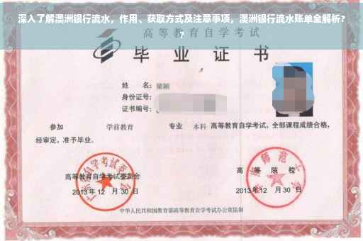 深入了解澳洲银行流水，作用、获取方式及注意事项，澳洲银行流水账单全解析??