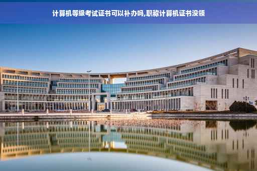计算机等级考试证书可以补办吗,职称计算机证书没领
