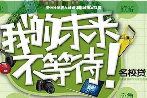 股份分配收入证明详解及撰写指南