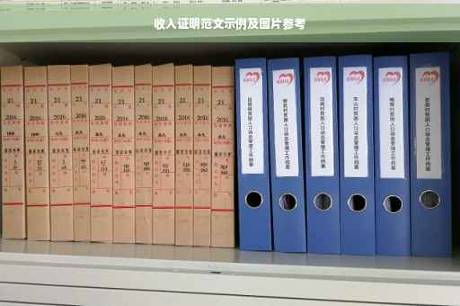 收入证明范文示例及图片参考