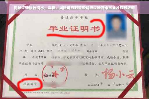 揭秘过账银行流水，真相、风险与应对策略解析过账流水含义及应对之道