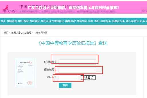 广发工作收入证明详解，真实情况揭示与应对挑战策略?