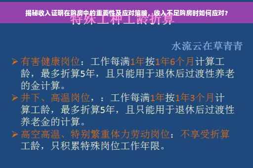 揭秘收入证明在购房中的重要性及应对策略，收入不足购房时如何应对？