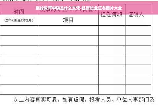 继续教育学院是什么文凭-经管毕业证书图片大全