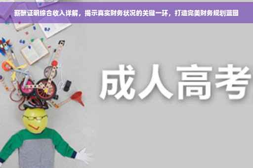 薪酬证明综合收入详解，揭示真实财务状况的关键一环，打造完美财务规划蓝图