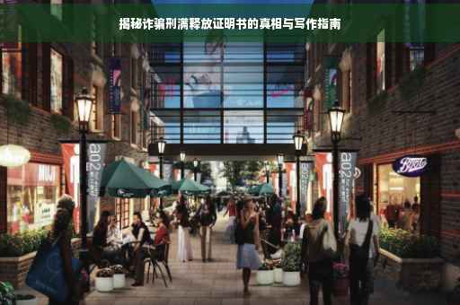 揭秘诈骗刑满释放证明书的真相与写作指南