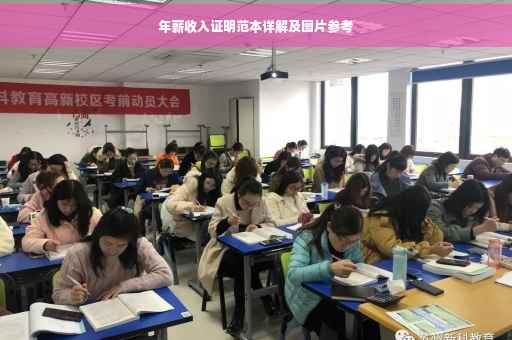 年薪收入证明范本详解及图片参考