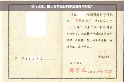 银行流水，揭示其对银行的多重益处与好处?