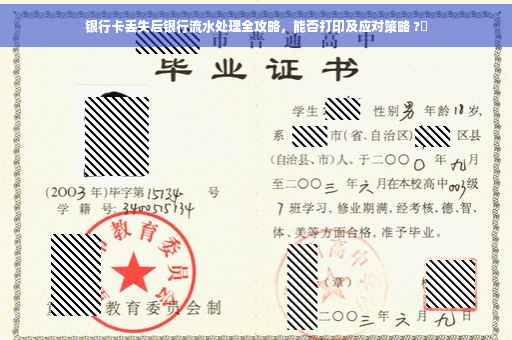 银行卡丢失后银行流水处理全攻略，能否打印及应对策略 ?✨