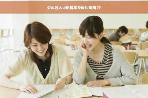 公司收入证明样本及图片指南 ??