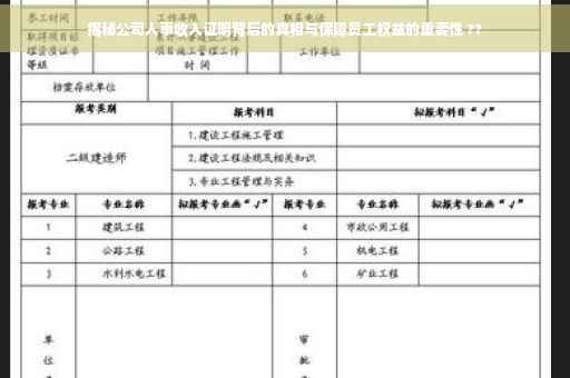揭秘公司人事收入证明背后的真相与保障员工权益的重要性 ??