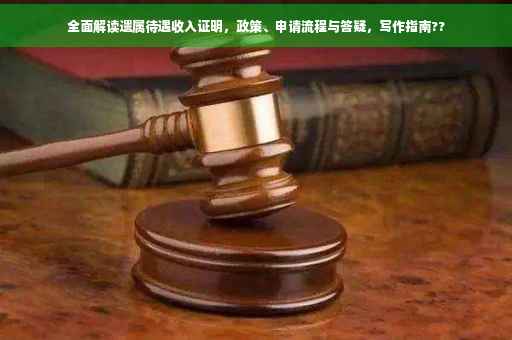 全面解读遗属待遇收入证明，政策、申请流程与答疑，写作指南??