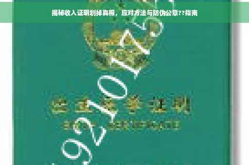 揭秘收入证明划掉真相，应对方法与防伪公章??指南