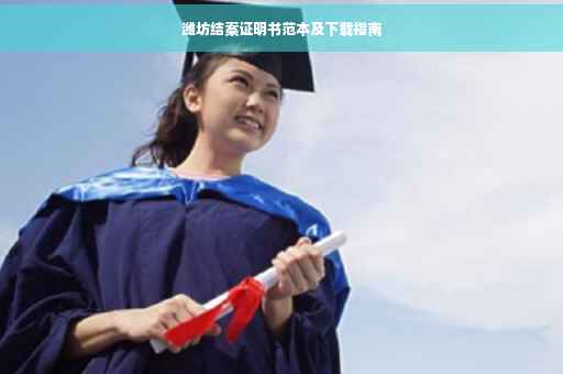 潍坊结案证明书范本及下载指南
