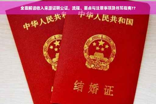 全面解读收入来源证明公证，流程、要点与注意事项及书写指南??