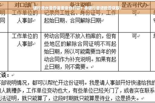 银行流水是否需要亲自打印？非银行渠道能否获取？