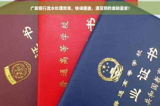 广发银行流水处理效率，快速便捷，满足您的金融需求！