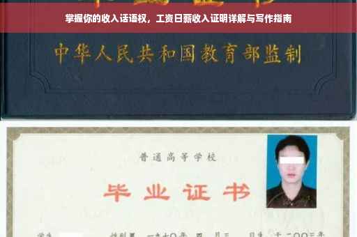 掌握你的收入话语权，工资日薪收入证明详解与写作指南