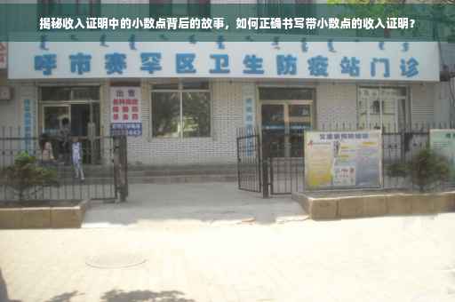 揭秘收入证明中的小数点背后的故事，如何正确书写带小数点的收入证明？