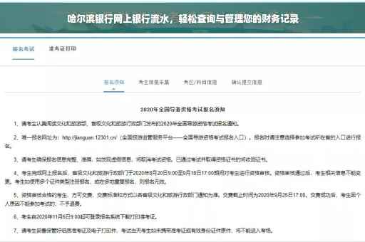 哈尔滨银行网上银行流水，轻松查询与管理您的财务记录