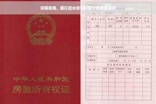详细指南，银行流水如何打印??的步骤解析