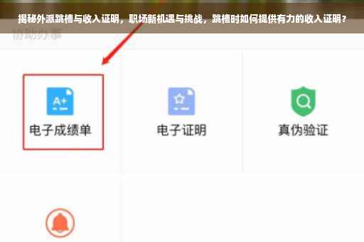 揭秘外派跳槽与收入证明，职场新机遇与挑战，跳槽时如何提供有力的收入证明？