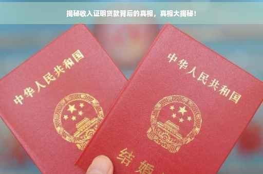 揭秘收入证明贷款背后的真相，真相大揭秘！