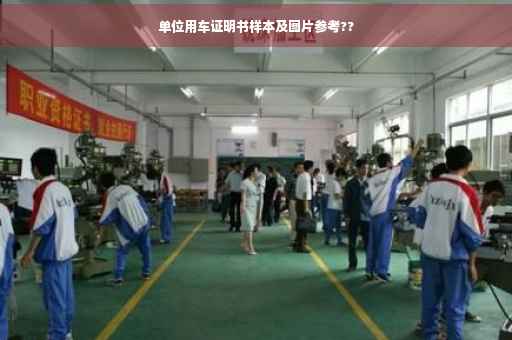 单位用车证明书样本及图片参考??