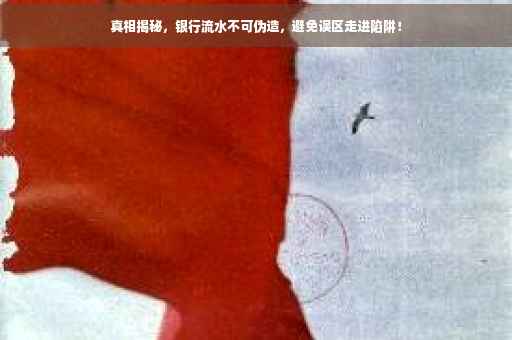 真相揭秘，银行流水不可伪造，避免误区走进陷阱！