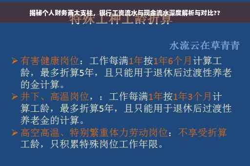 揭秘个人财务两大支柱，银行工资流水与现金流水深度解析与对比??