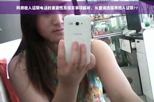 购房收入证明电话的重要性及相关事项解析，从查询流程看收入证明??