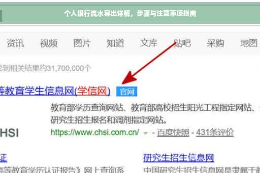 个人银行流水导出详解，步骤与注意事项指南