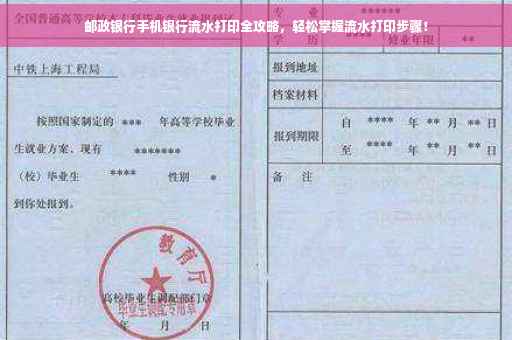 邮政银行手机银行流水打印全攻略，轻松掌握流水打印步骤！