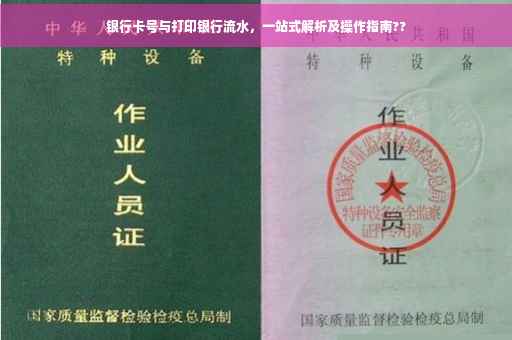 银行卡号与打印银行流水，一站式解析及操作指南??