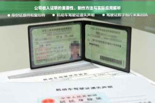 公司收入证明的重要性、制作方法与实际应用解析