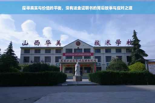 探寻真实与价值的平衡，没有送金证明书的背后故事与应对之道