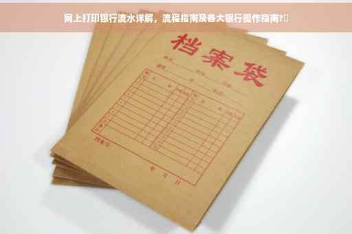 网上打印银行流水详解，流程指南及各大银行操作指南?✨