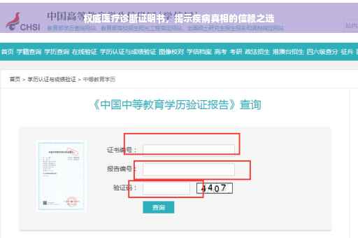 权威医疗诊断证明书，揭示疾病真相的信赖之选