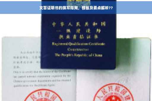 文盲证明书的撰写指南，模板及要点解析??